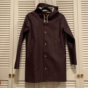Stutterheim Eggplant Stockholm Raincoat